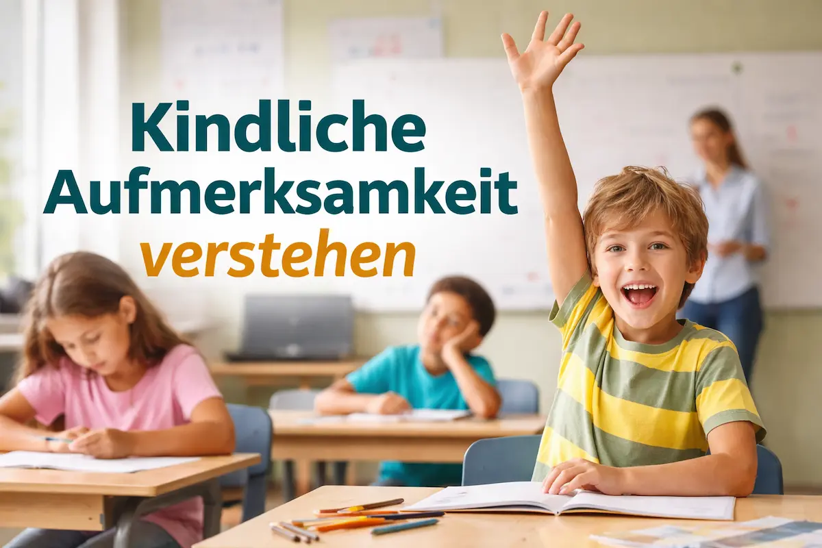 Kindliche Aufmerksamkeit verstehen: lebhafte und konzentrierte Kinder im Unterricht